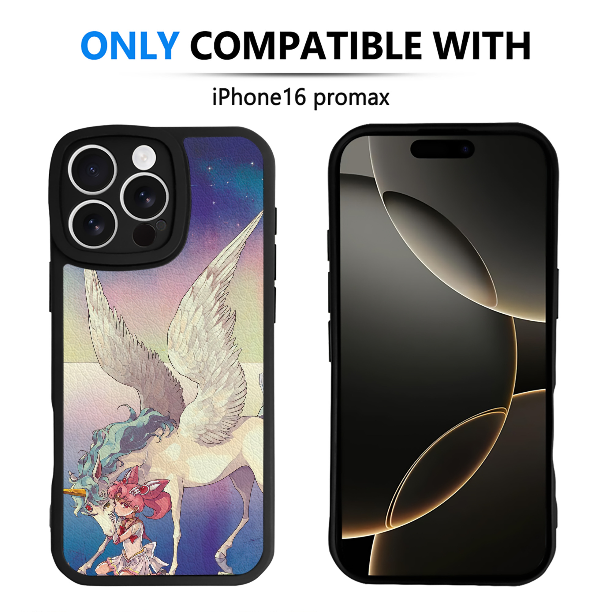 （画像用） 美少女戦士セーラームーン Sailor Moon 【iPhone 16シリーズ対応】シリコンスマホケース（レザー調） 材質：シリコン